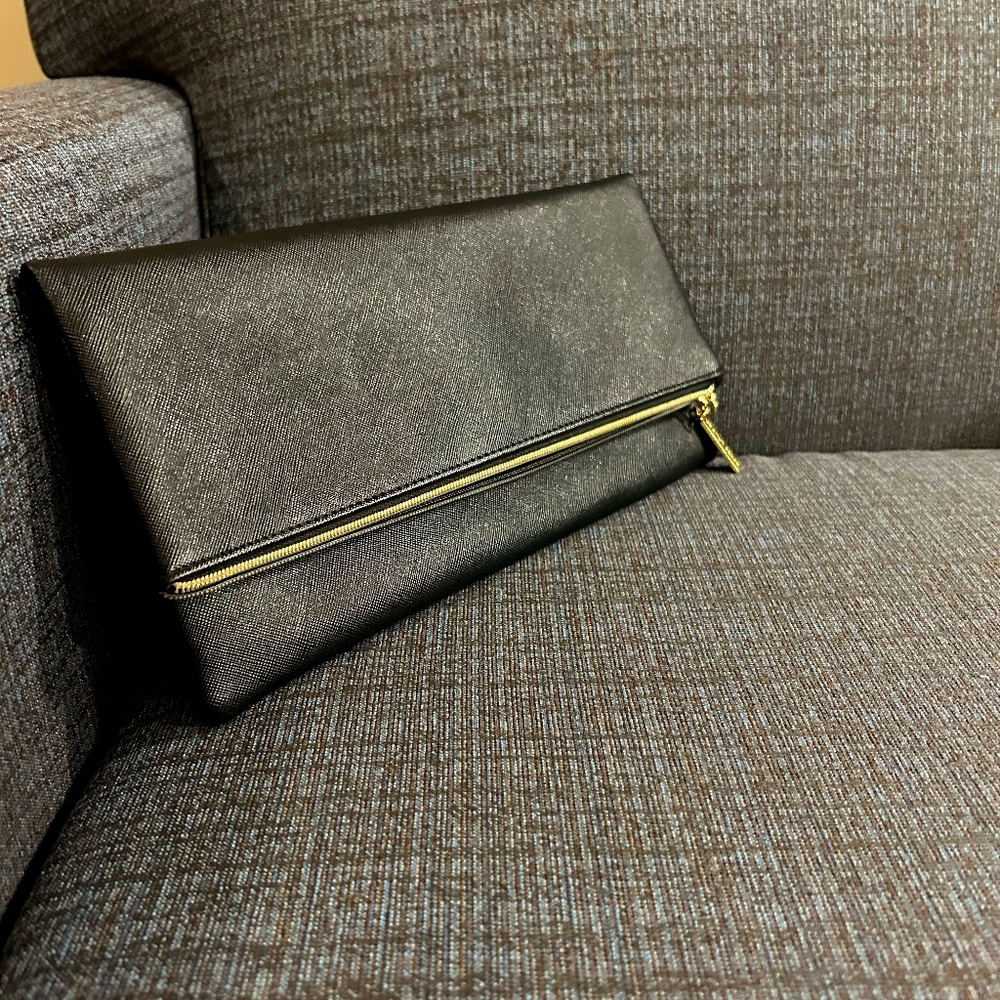Estée Lauder Black clutch handbag purse